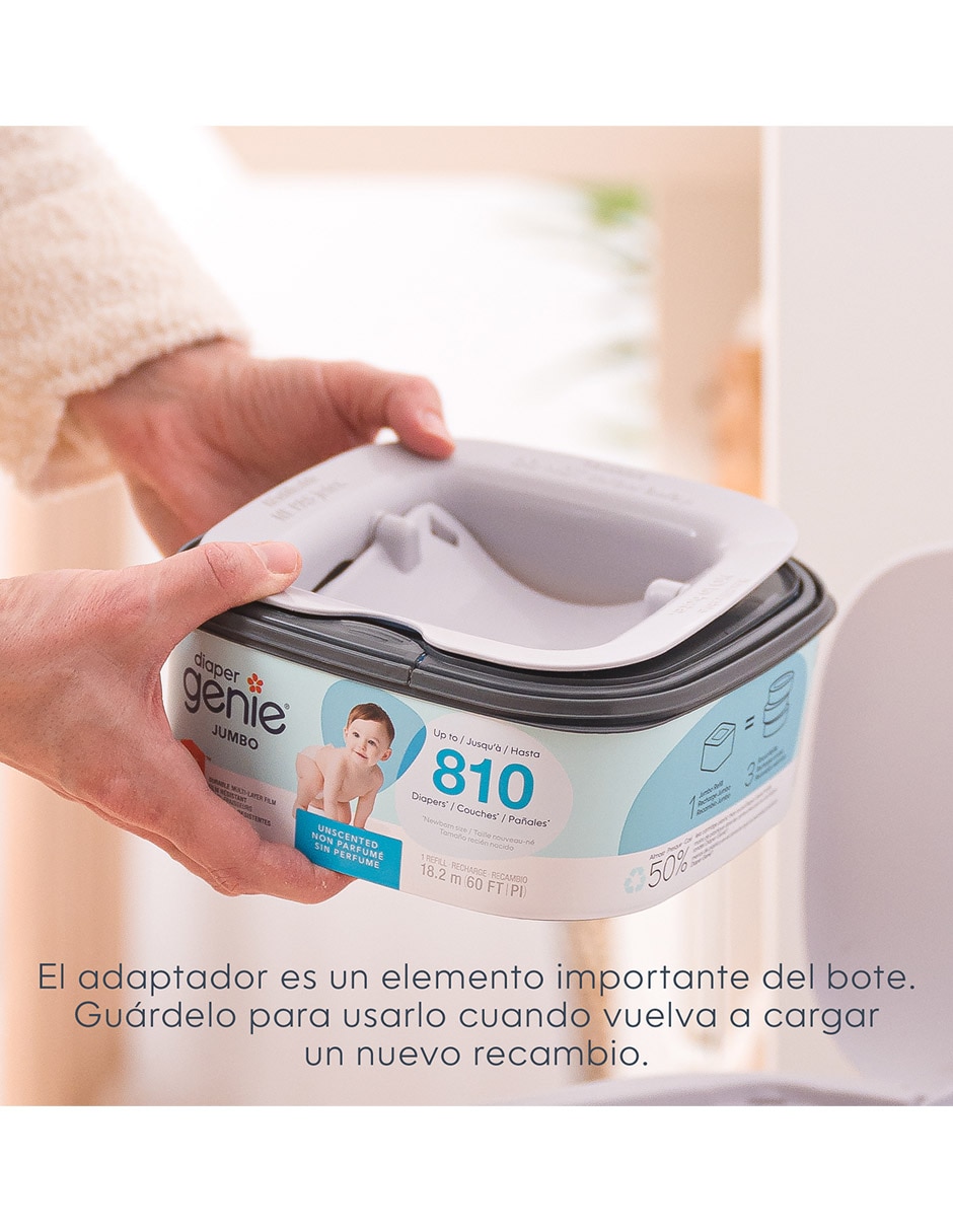 Bote para pañales Classic de plástico 12