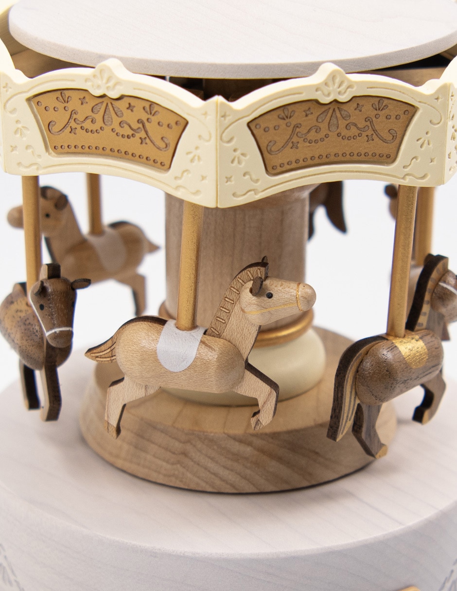 Caja musical Wooderful Life Carrusel Caballitos