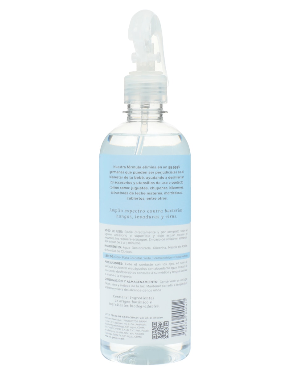 Desinfectante para utensilios en líquido 500 ml