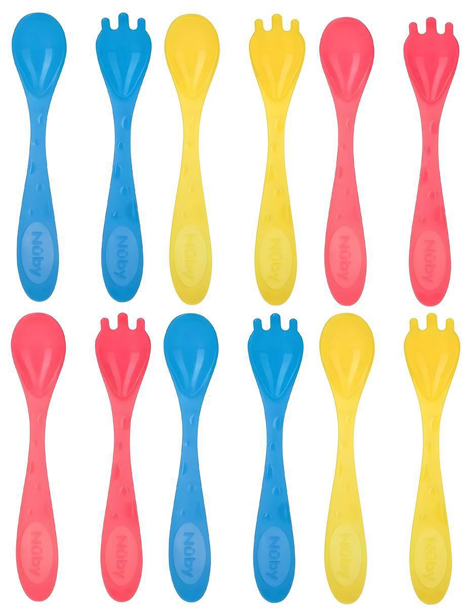 Set cubiertos de plástico 12 piezas 1