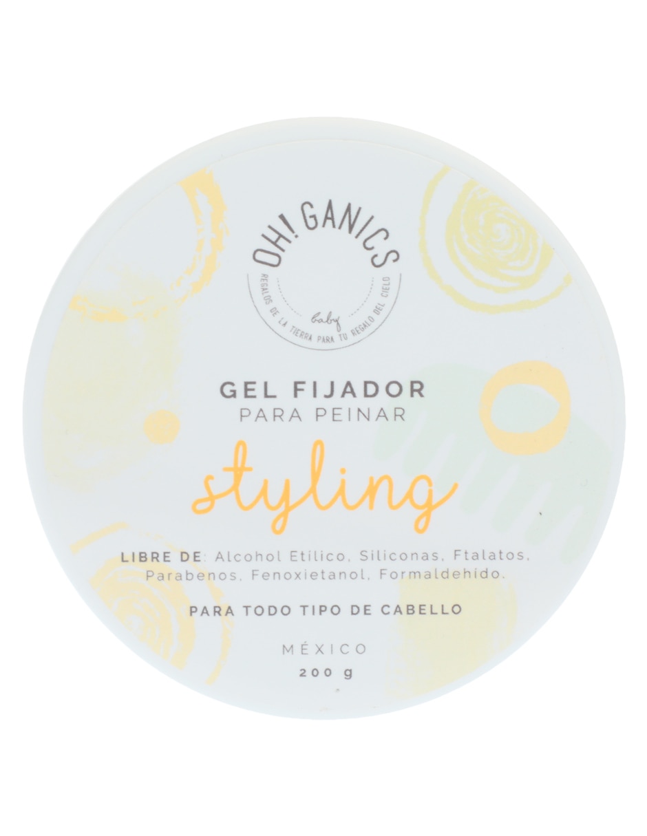Gel fijador para peinar