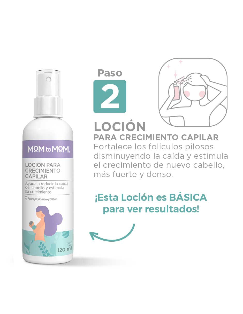 Tratamiento para crecimiento capilar posparto