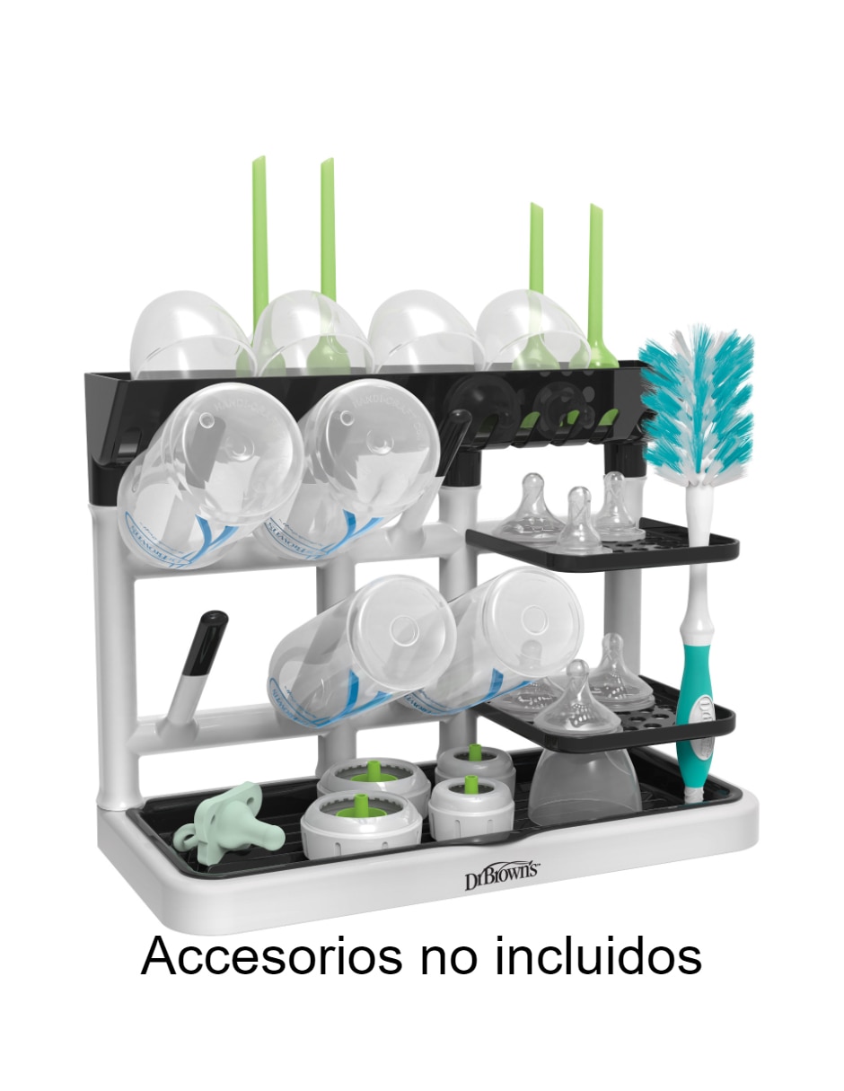 Escurridor de biberones de plástico