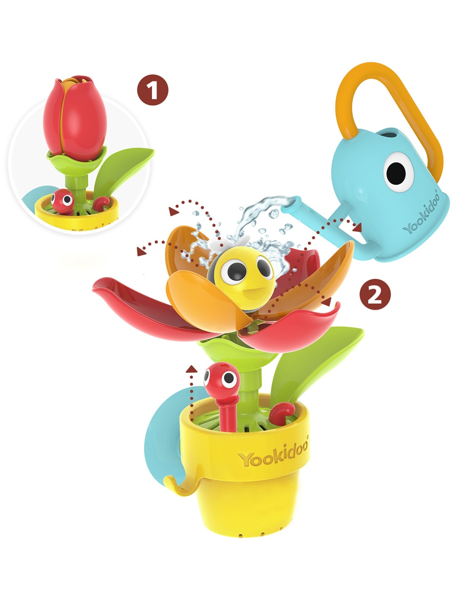 Florecita con abeja sorpresa Yookidoo juego interactivo unisex