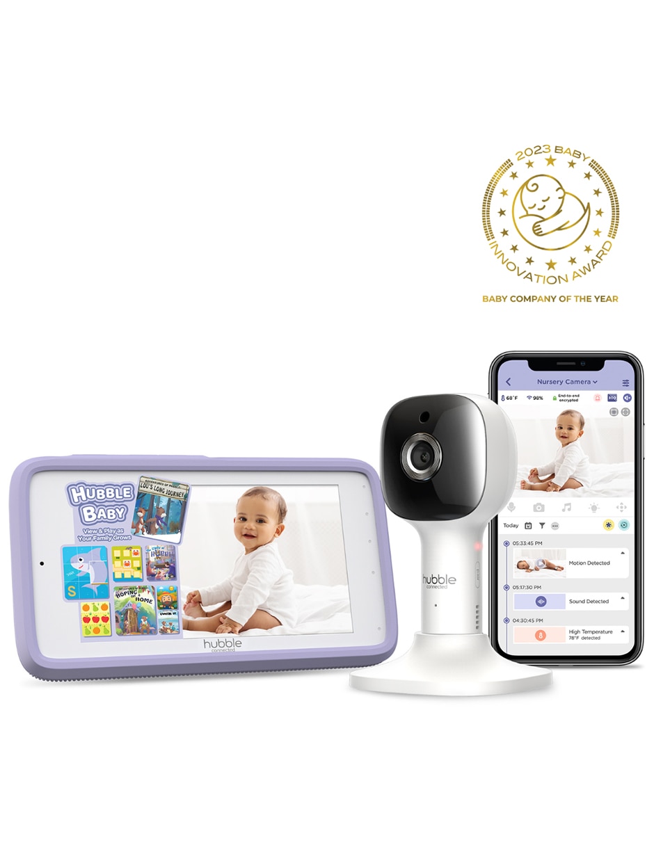 Monitor con cámara para bebé Hubble HCSNPCLT