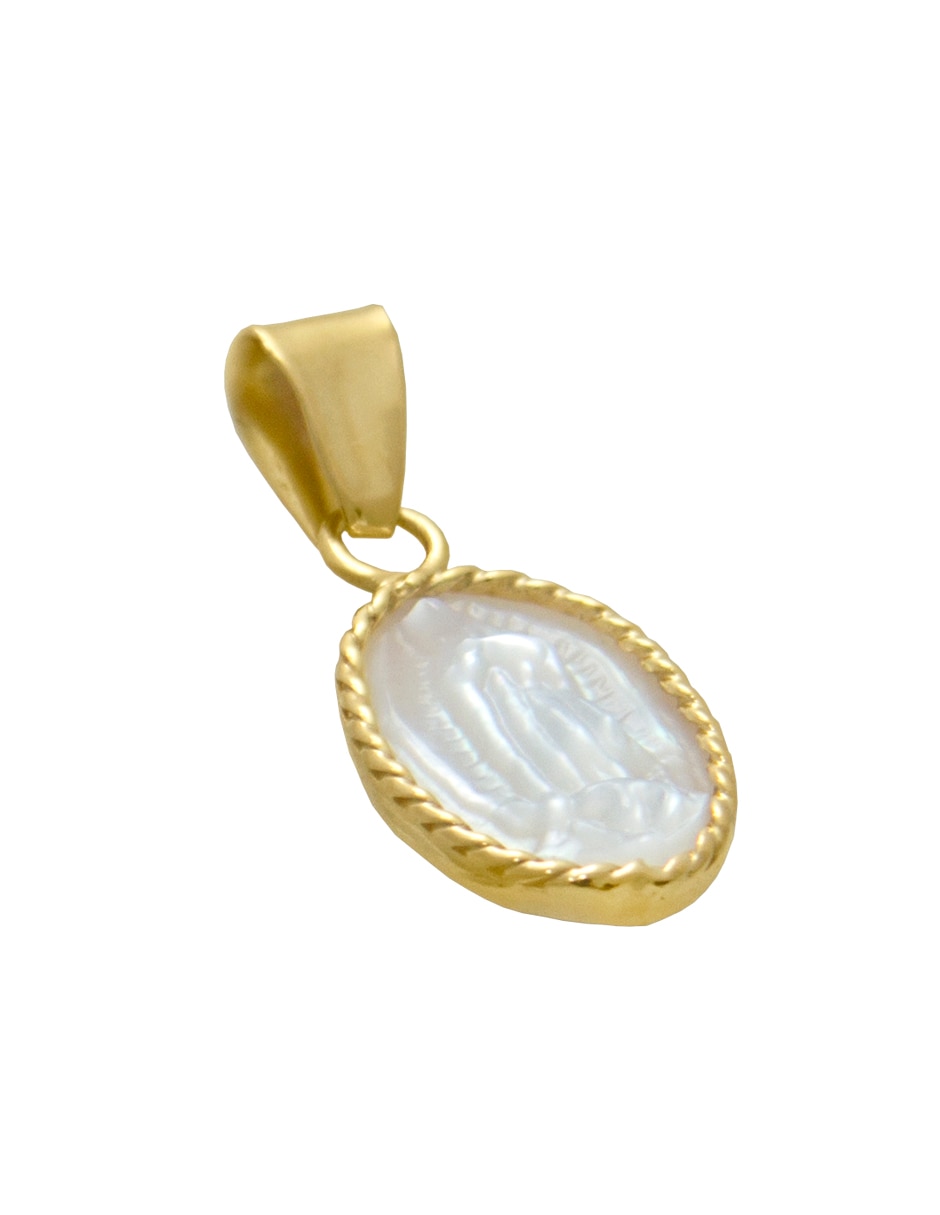 Medalla ovalada de oro amarillo 14 K Medalla ovalada de oro amarillo 14 K