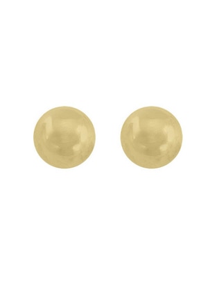 Broqueles de esfera de oro con acabado brillante 1