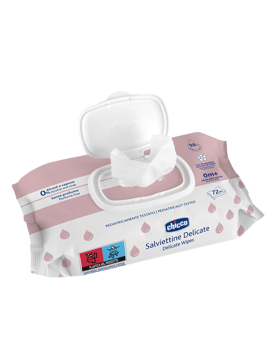 Toallas húmedas Chicco 72 piezas