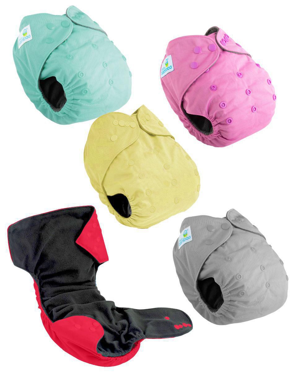 Pañal ecológico de tela etapa 6 unisex con 5 piezas 1