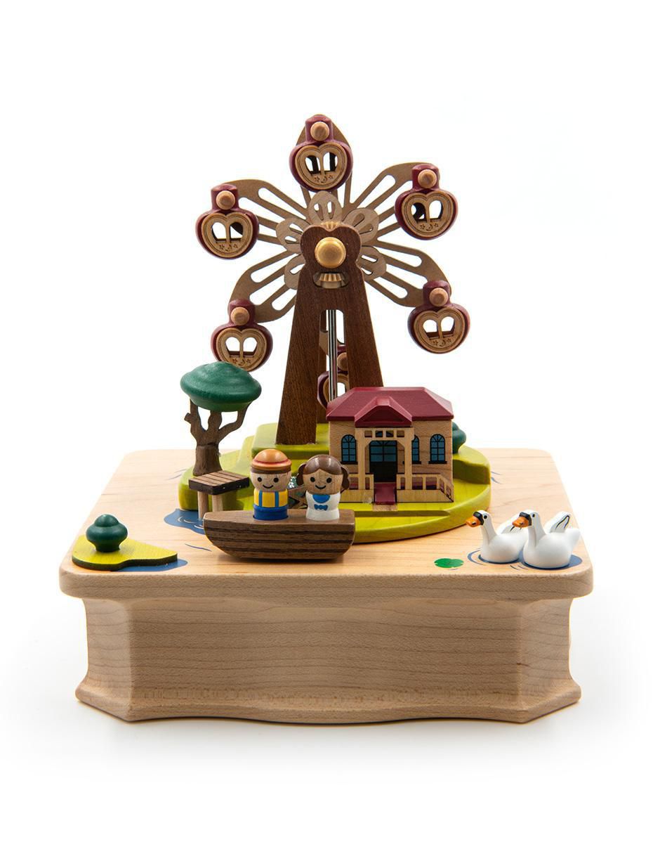 Caja musical Wooderful Life Rueda con Lancha