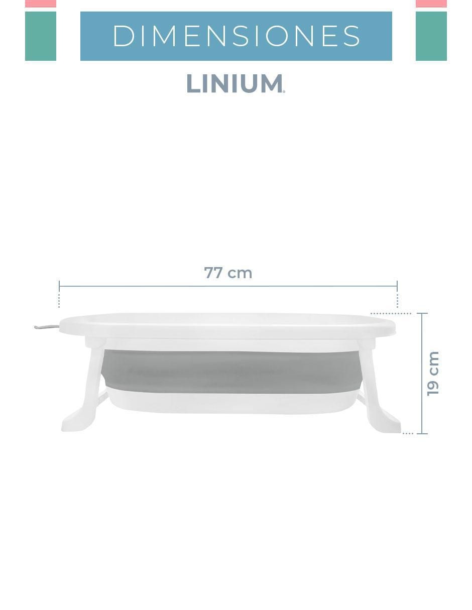 Bañera de bebé para lavabo de plástico 8