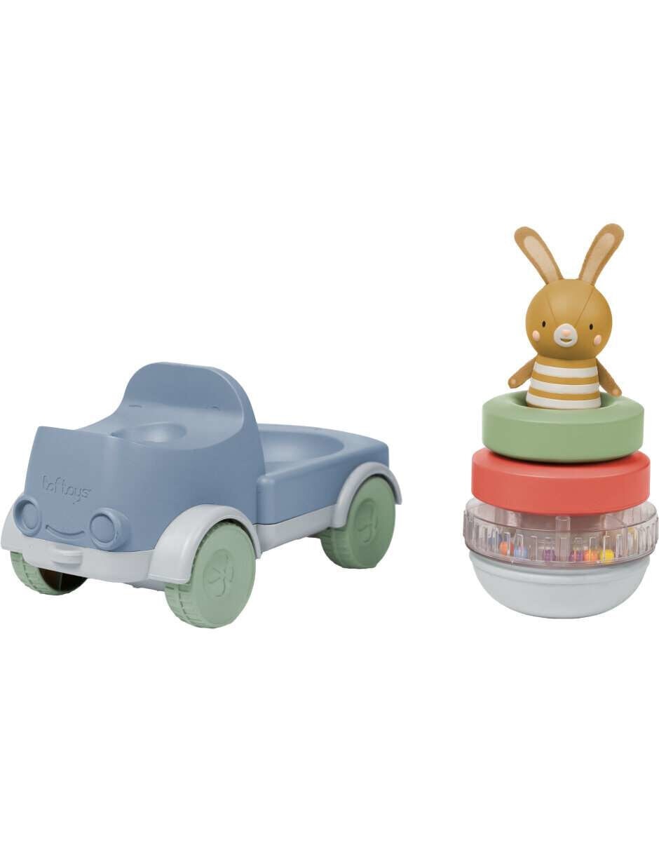 Camión Apilador Conejo Taf Toys juego didáctico infantil unisex