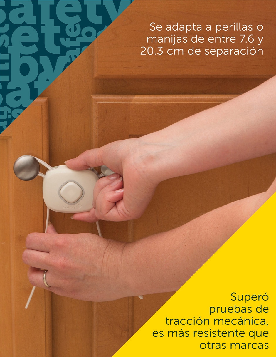 Cerradura de seguridad para puerta y gabinete 5