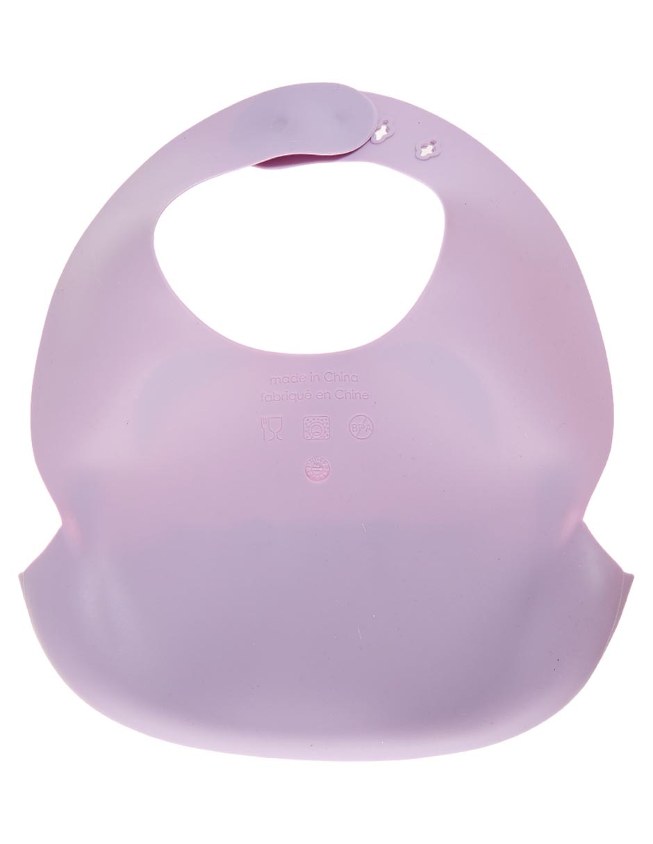 Babero estampado de silicón 2