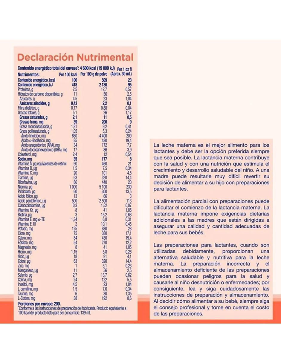 Fórmula infantil Enfamil 0503 etapa 1