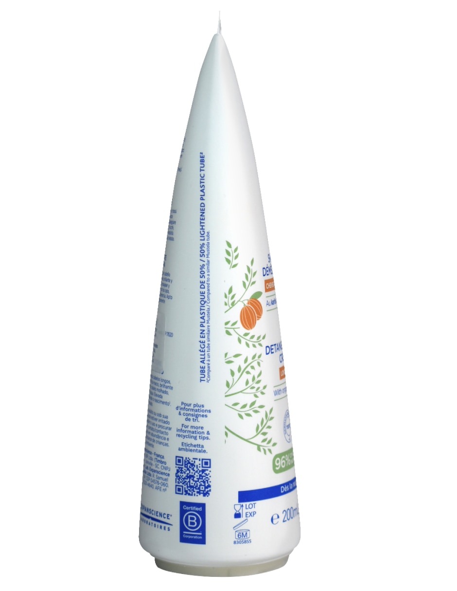 Shampoo anti frizz para cabello Mustela 200 ml