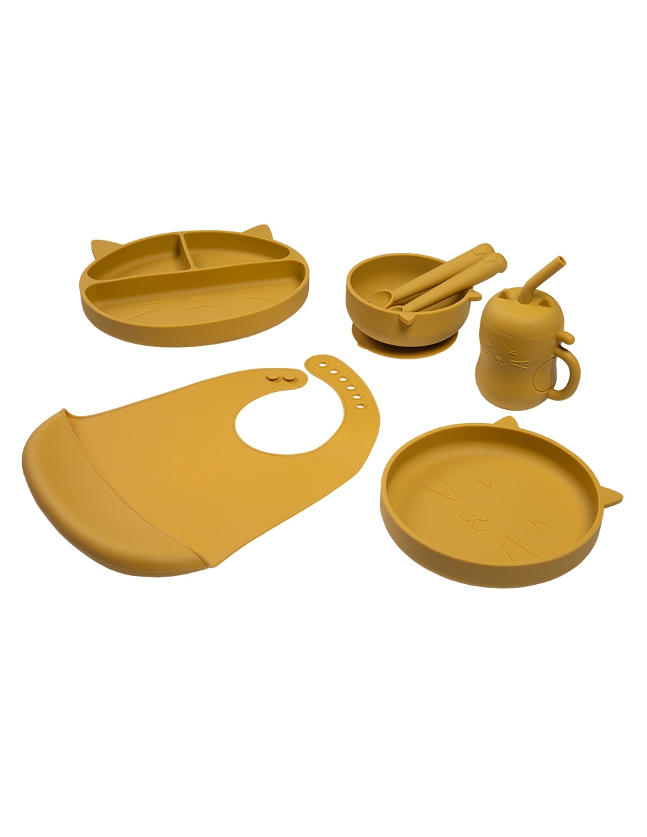 Set alimentación carestino de silicona 7 piezas