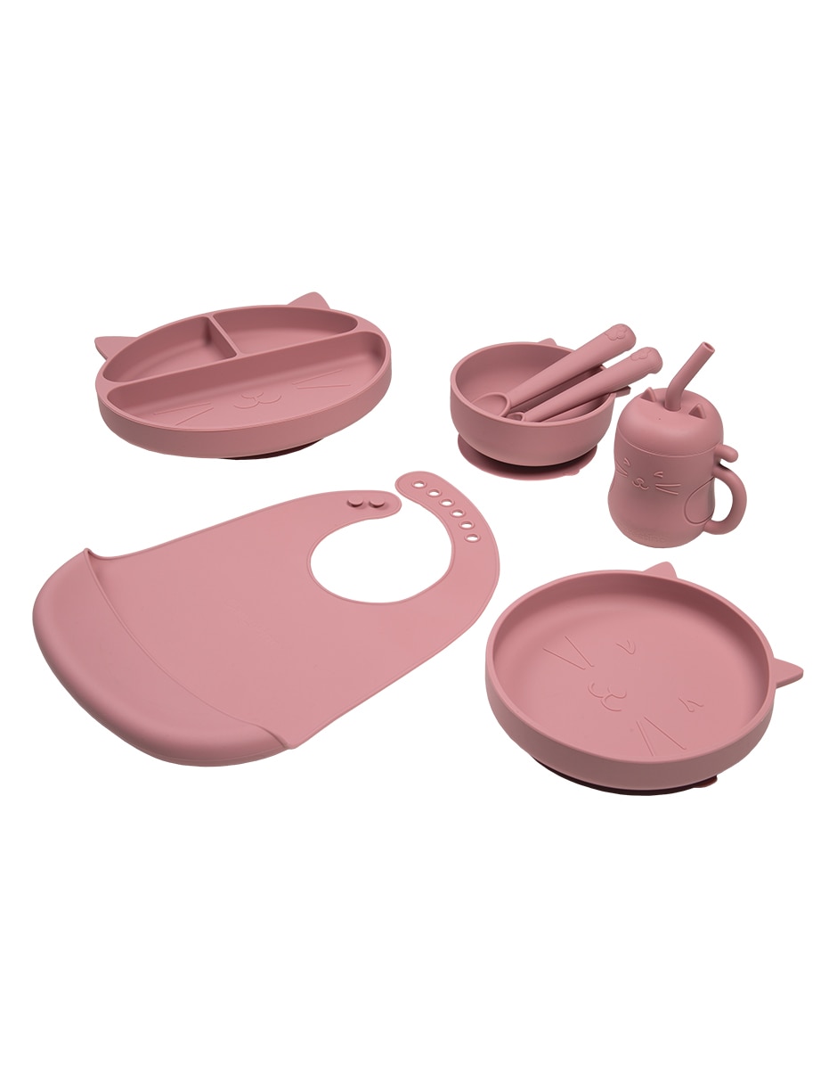 Set alimentación de silicona 7 piezas Set alimentación de silicona 7 piezas