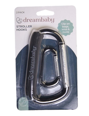 Ganchos Dreambaby de acero 2 piezas