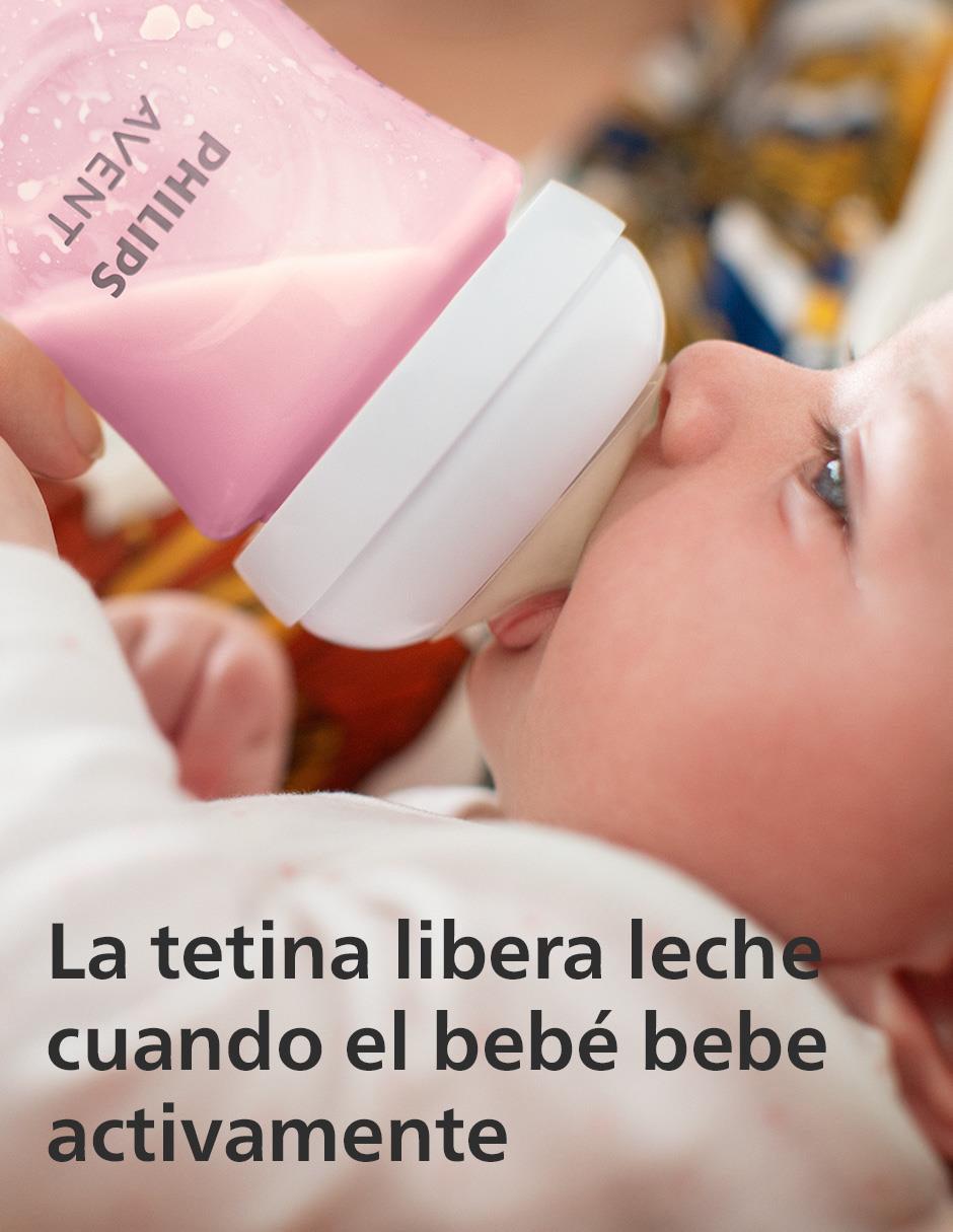 Set de biberón Avent Natural response de 6 piezas