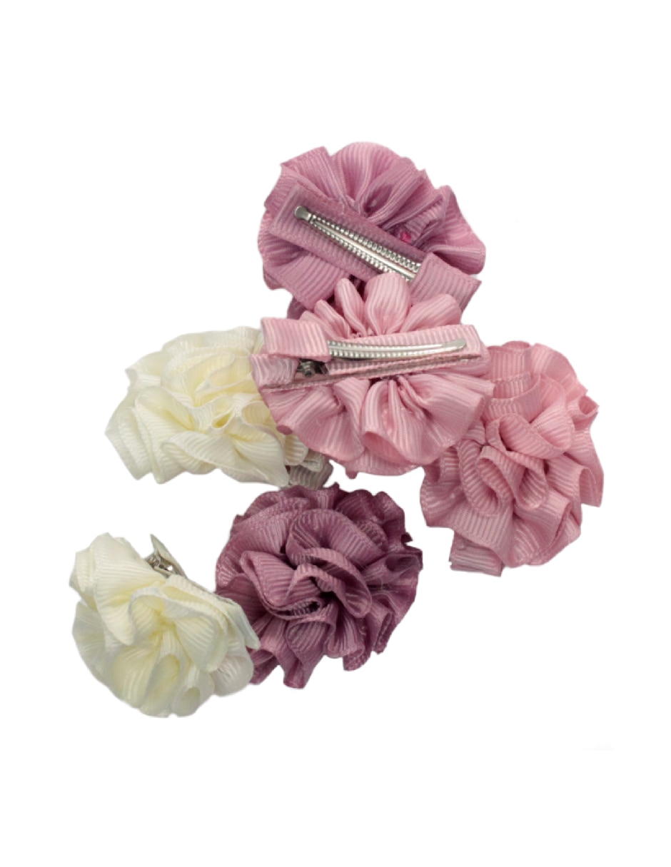 Set de moño para cabello con aplicación flor
