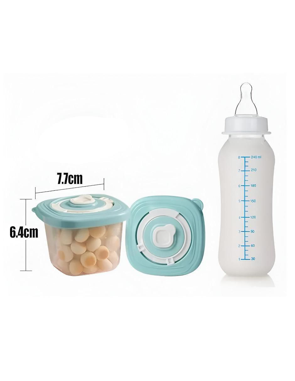 Set contenedor de leche materna de plástico 5