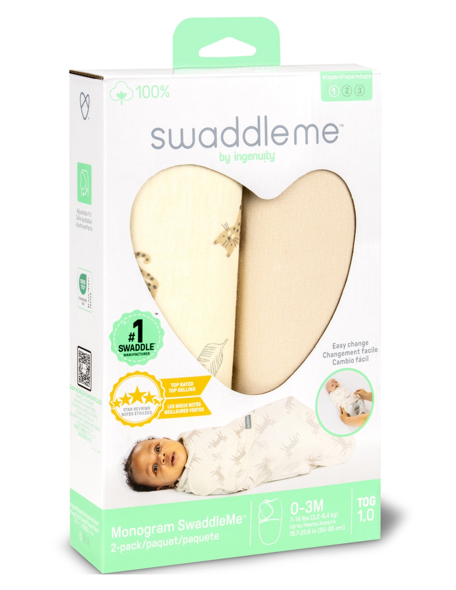 Set manta de tejido suave Swaddle Me Soft Goods para bebé