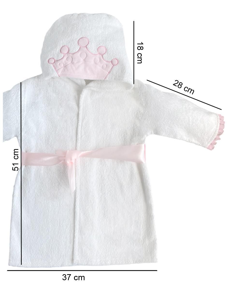 Bata de baño con gorro Dara Baby para niña