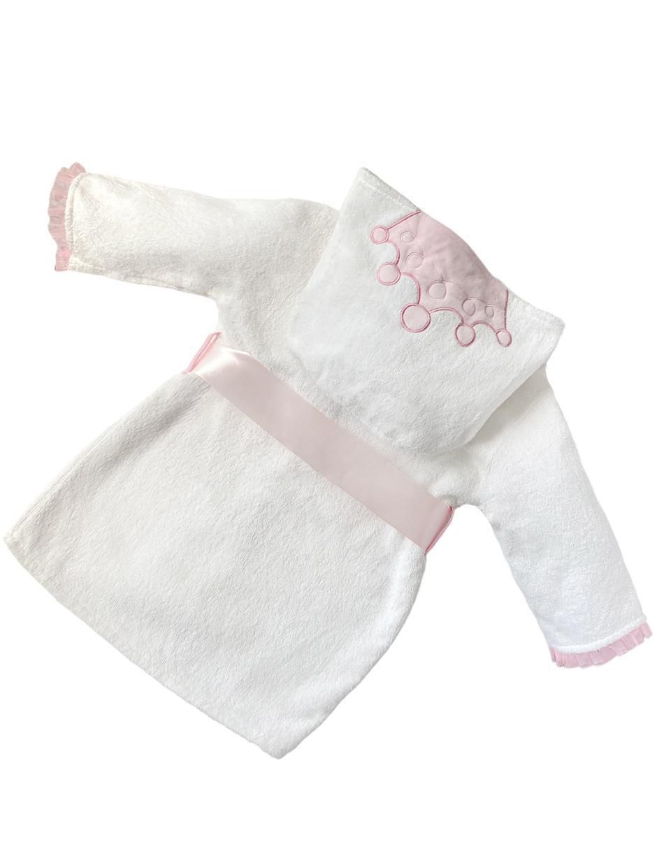 Bata de baño con gorro Dara Baby para niña