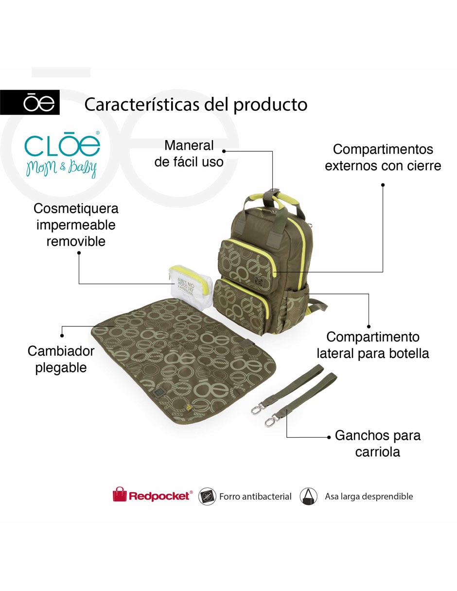 Pañalera backpack Cloe Bifrons