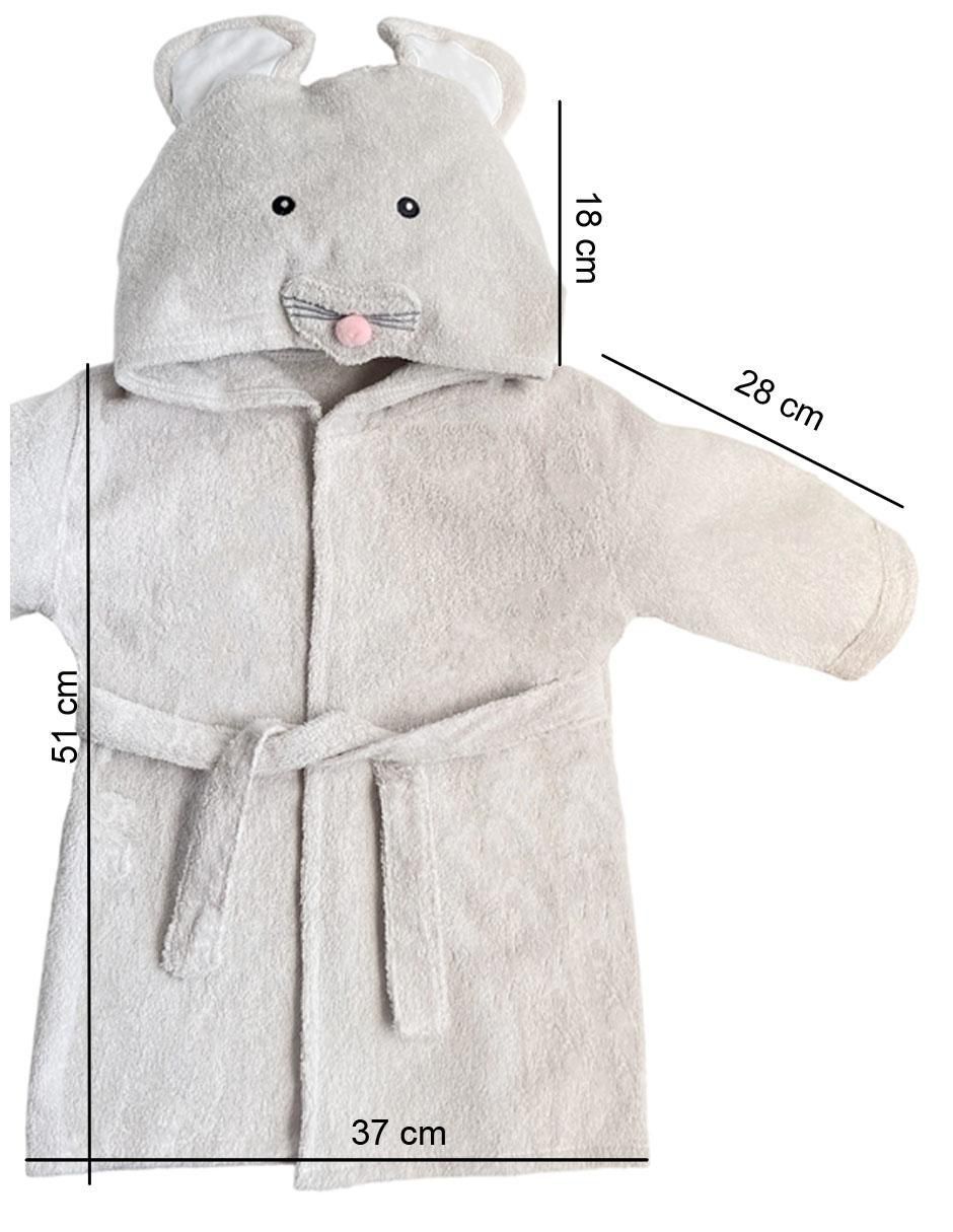 Bata de baño con gorro Dara Baby unisex