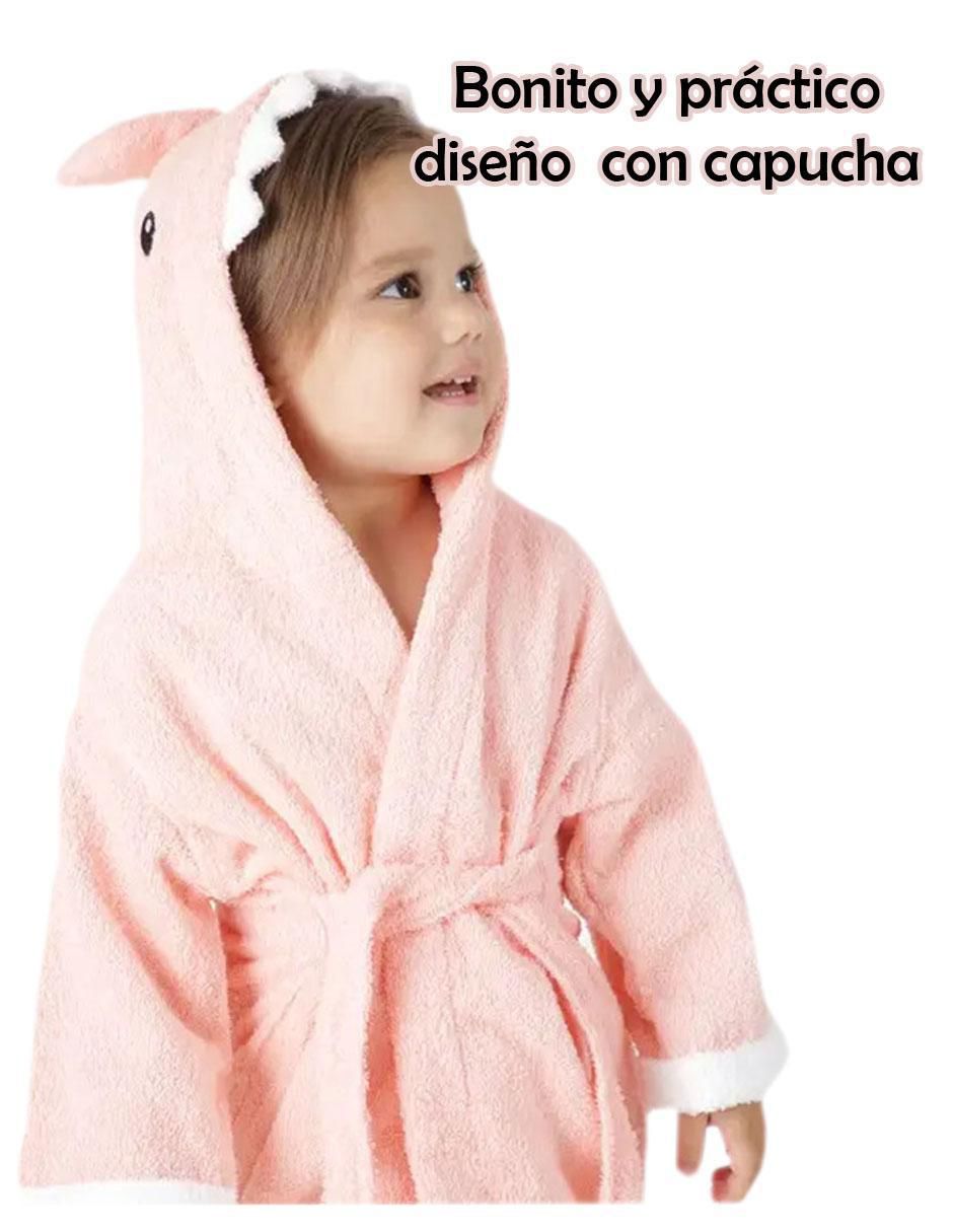 Bata de baño con gorro para niña