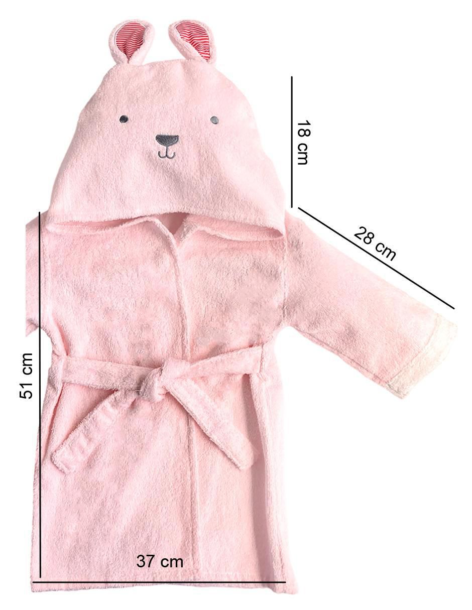 Bata de baño con gorro Dara Baby para niña