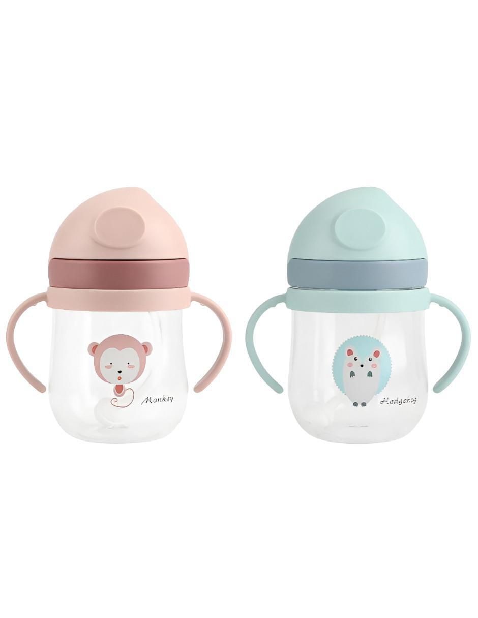 Vaso entrenador de silicón con 2 piezas Vaso entrenador de silicón con 2 piezas