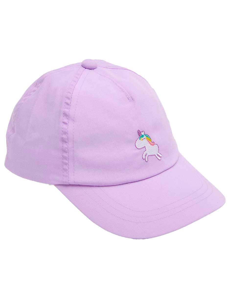 Gorra visera semicurva elástico para bebé niña