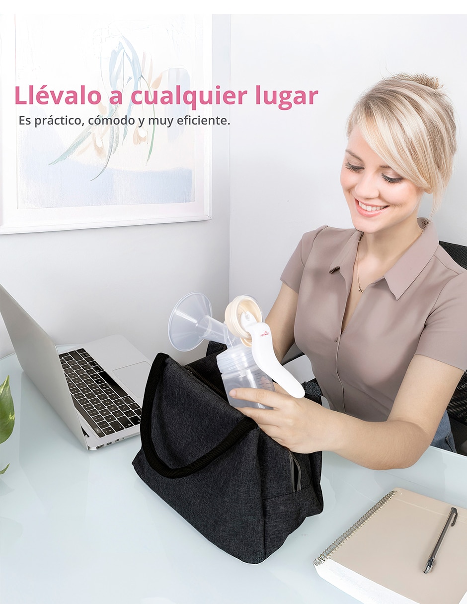 Extractor manual de leche 9