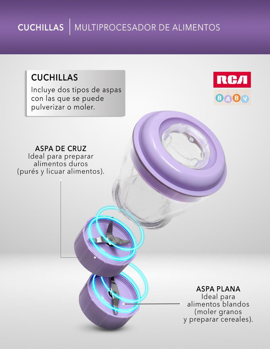 Procesador de alimentos RCA Cocina cuchillas de acero inoxidable