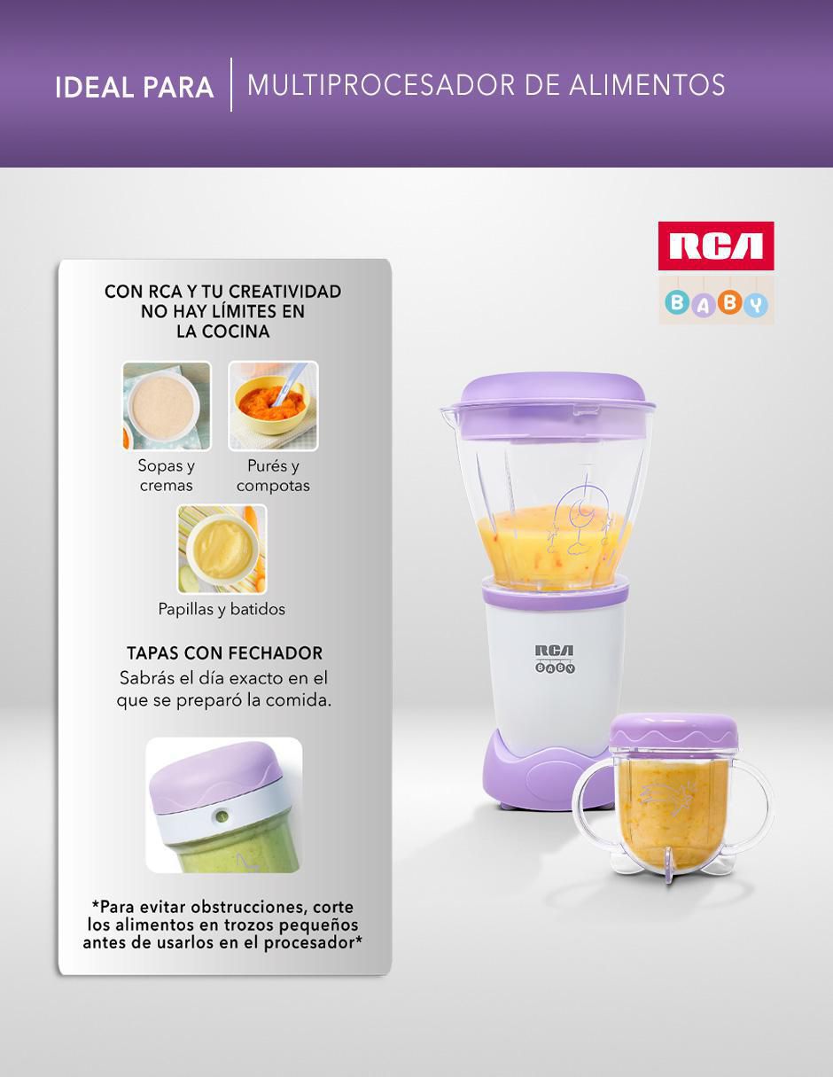 Procesador de alimentos RCA Cocina cuchillas de acero inoxidable