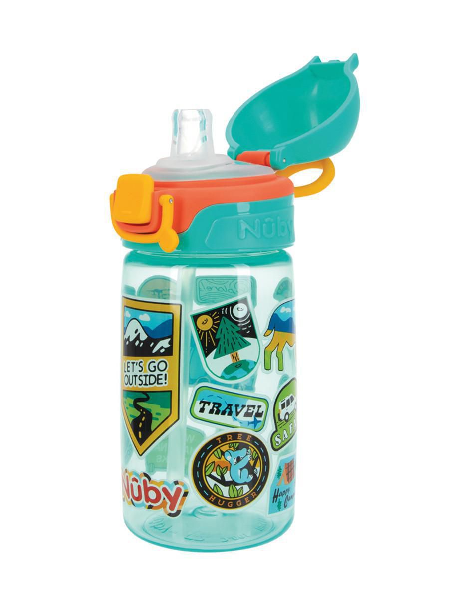 Botella de agua con tapa a prueba de derrame 420 ml