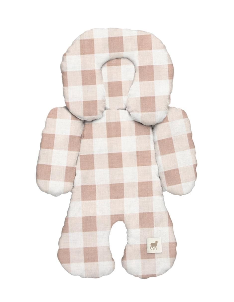 Cojín posicionador gingham beige Cojín posicionador gingham beige