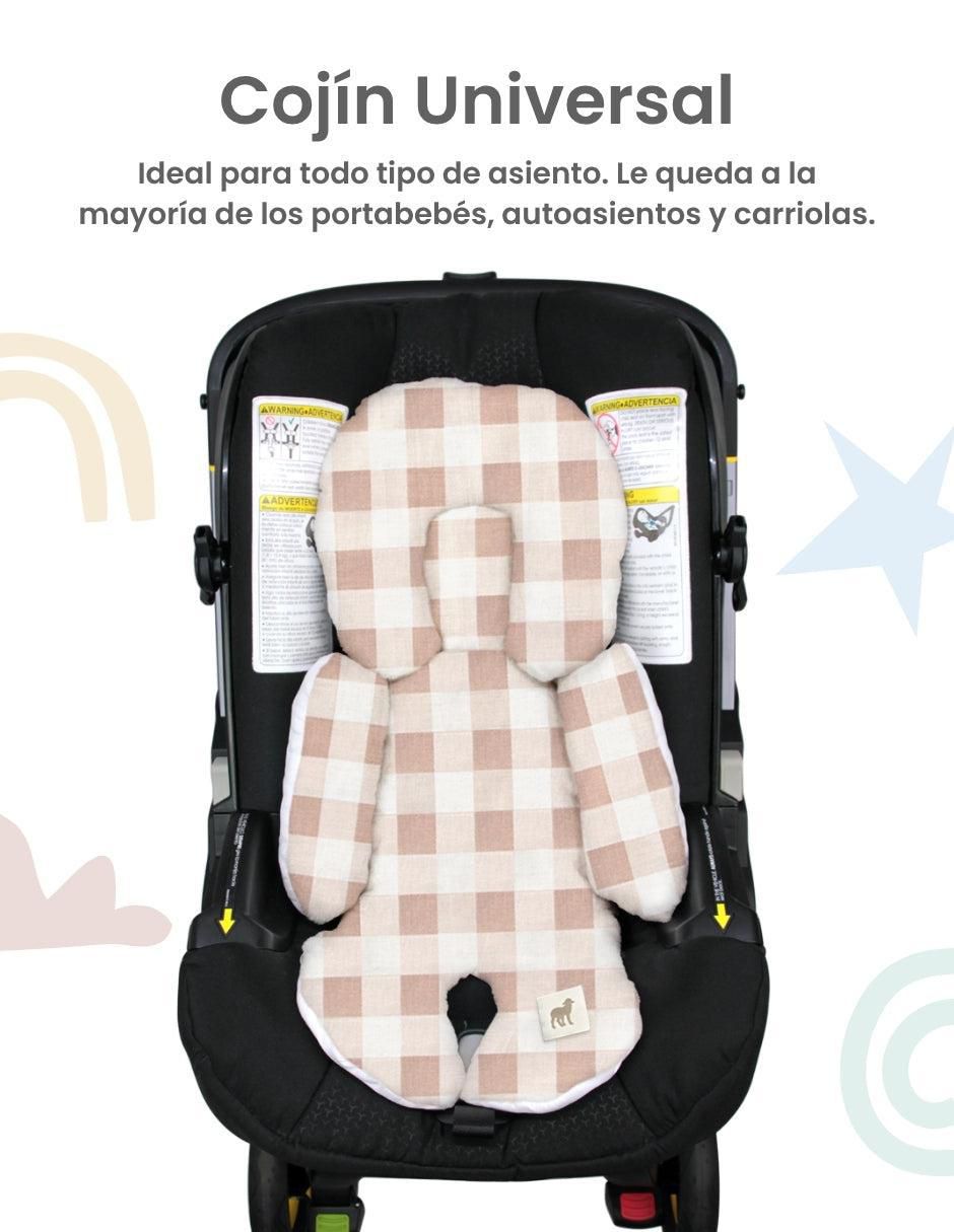 Cojín posicionador gingham beige 4