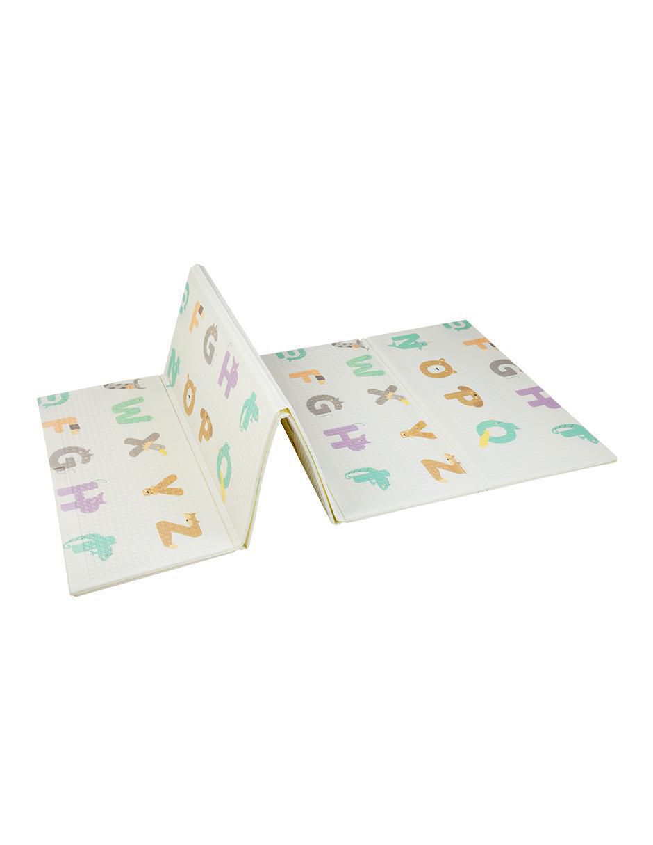 Tapete antigolpes reversible plegable de espuma