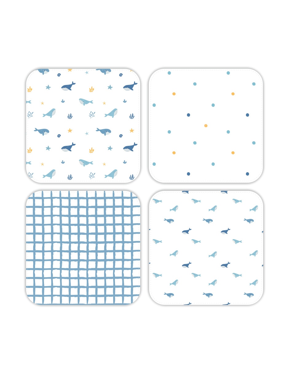 Set baño Mon Caramel 4 piezas para niño