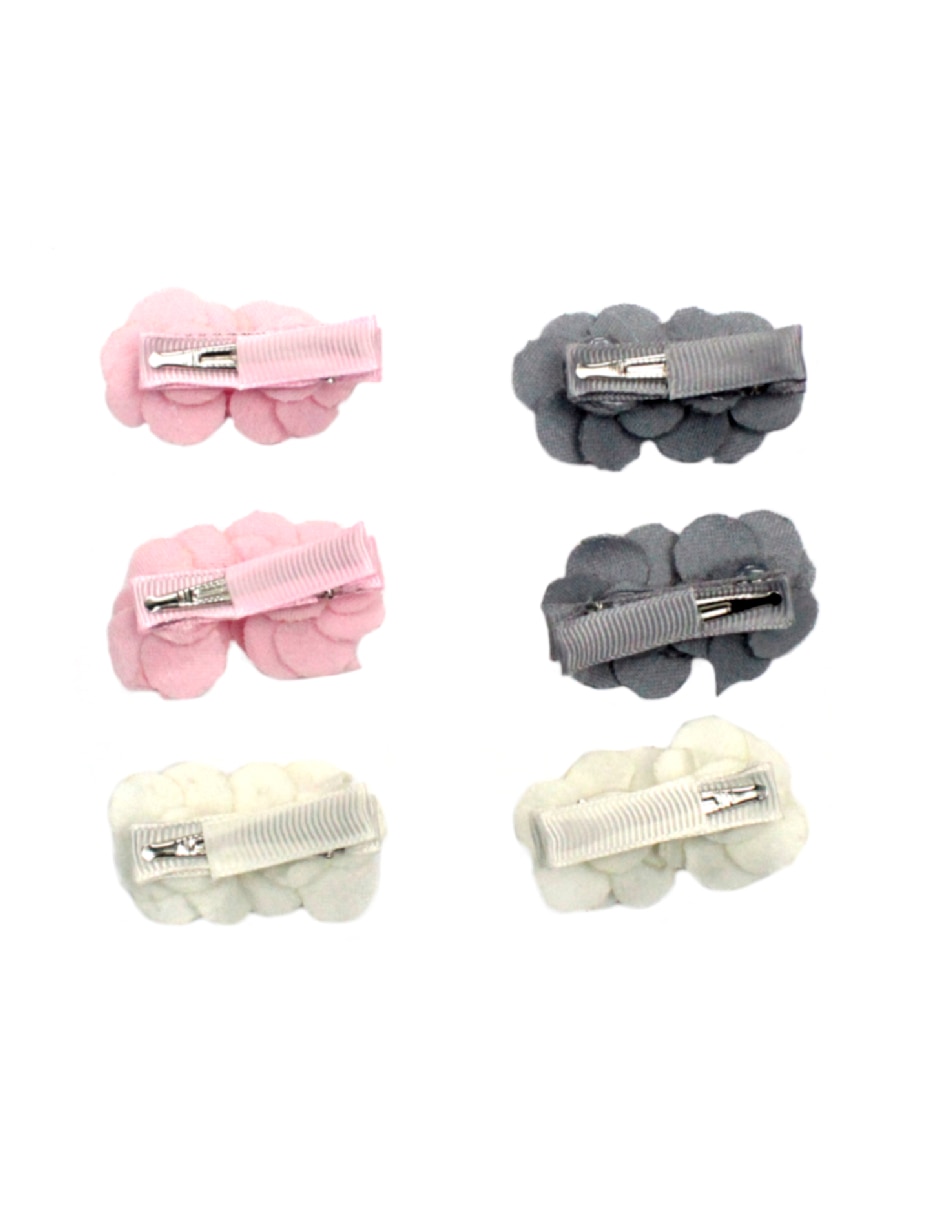 Set de 6 moños para cabello
