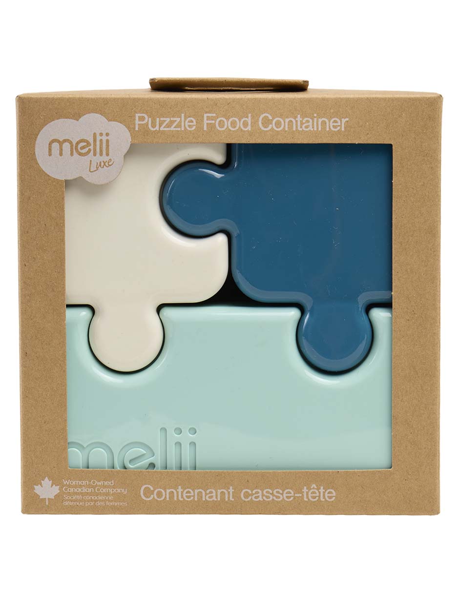 Set contenedores Melii puzzle de plástico 3 piezas