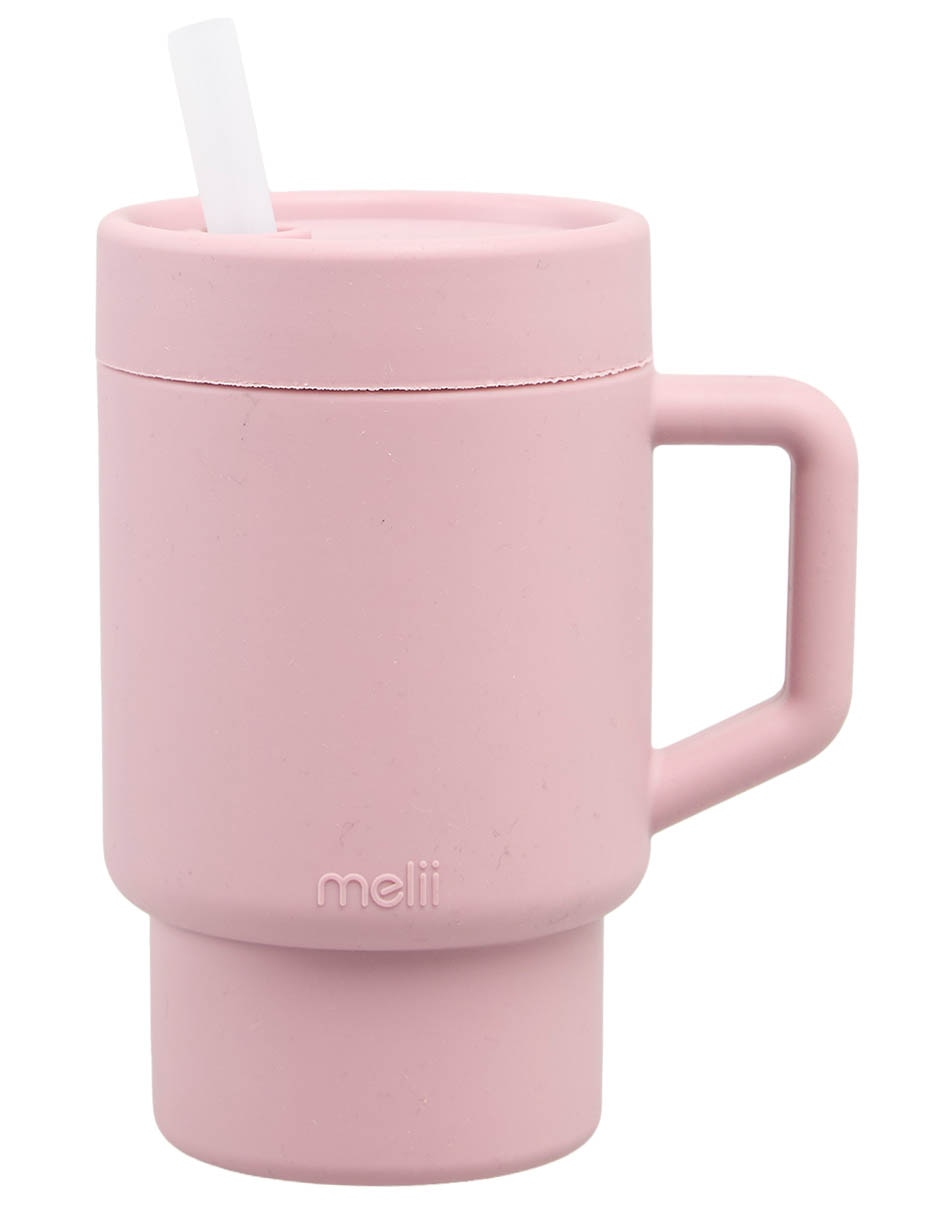 Vaso entrenador de silicon con tapa rosca
