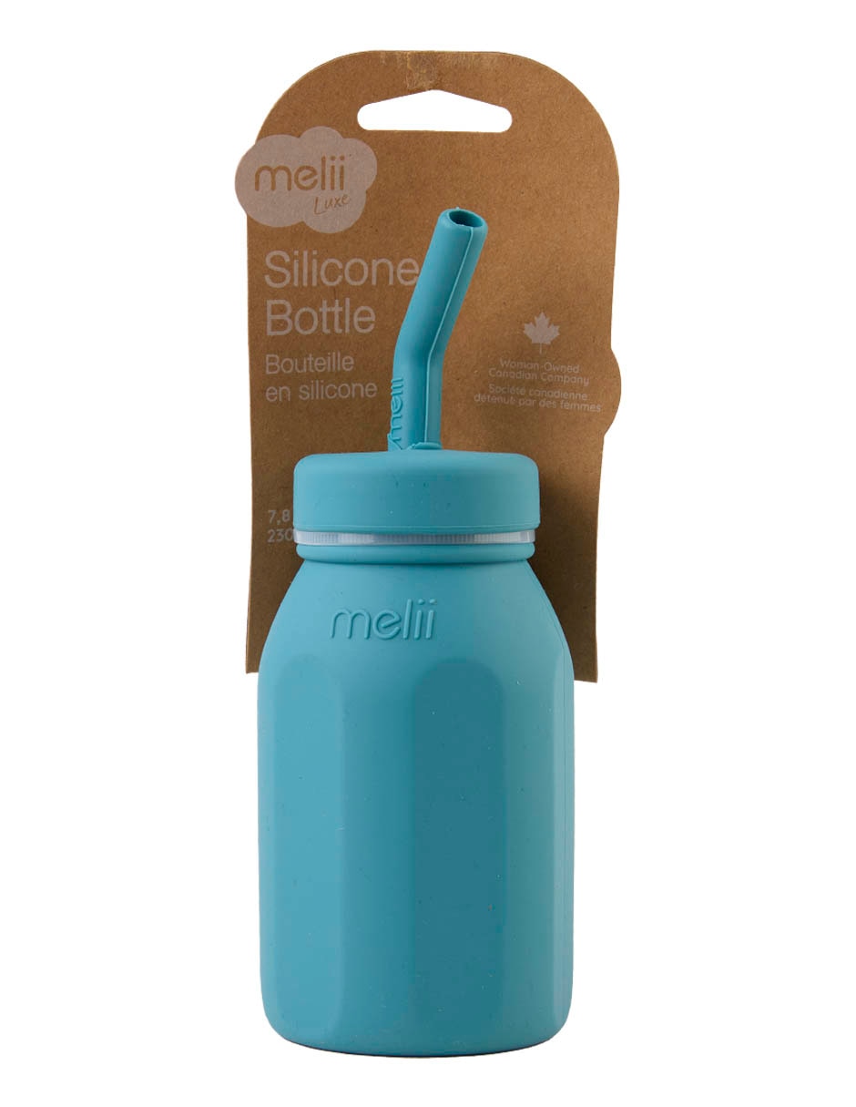 Botella Melii De Silicón Con Tapa A Presión