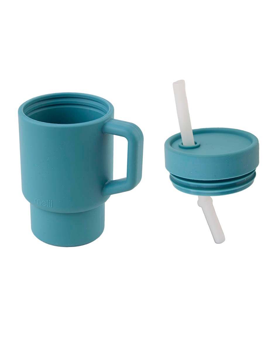 Vaso de silicon con tapa rosca 5