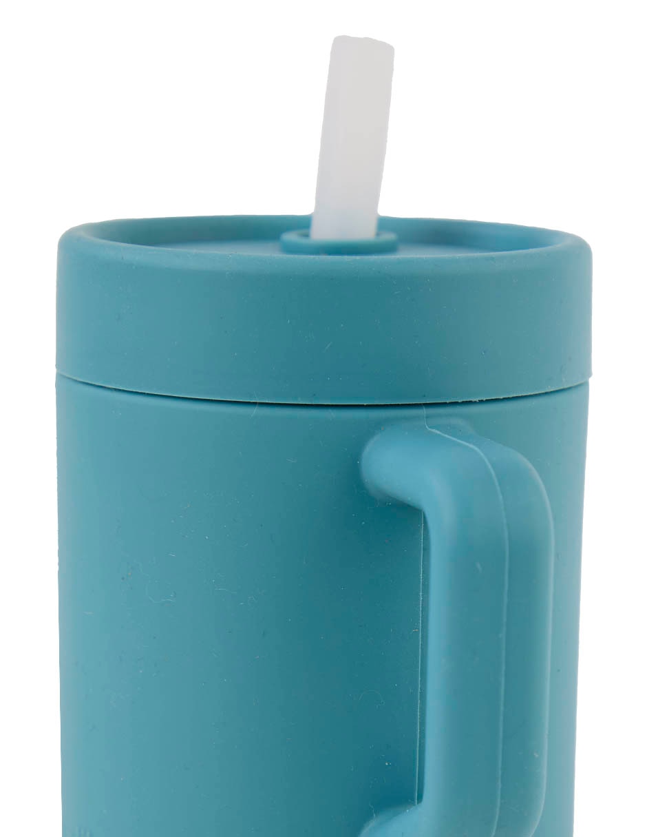 Vaso de silicon con tapa rosca 2