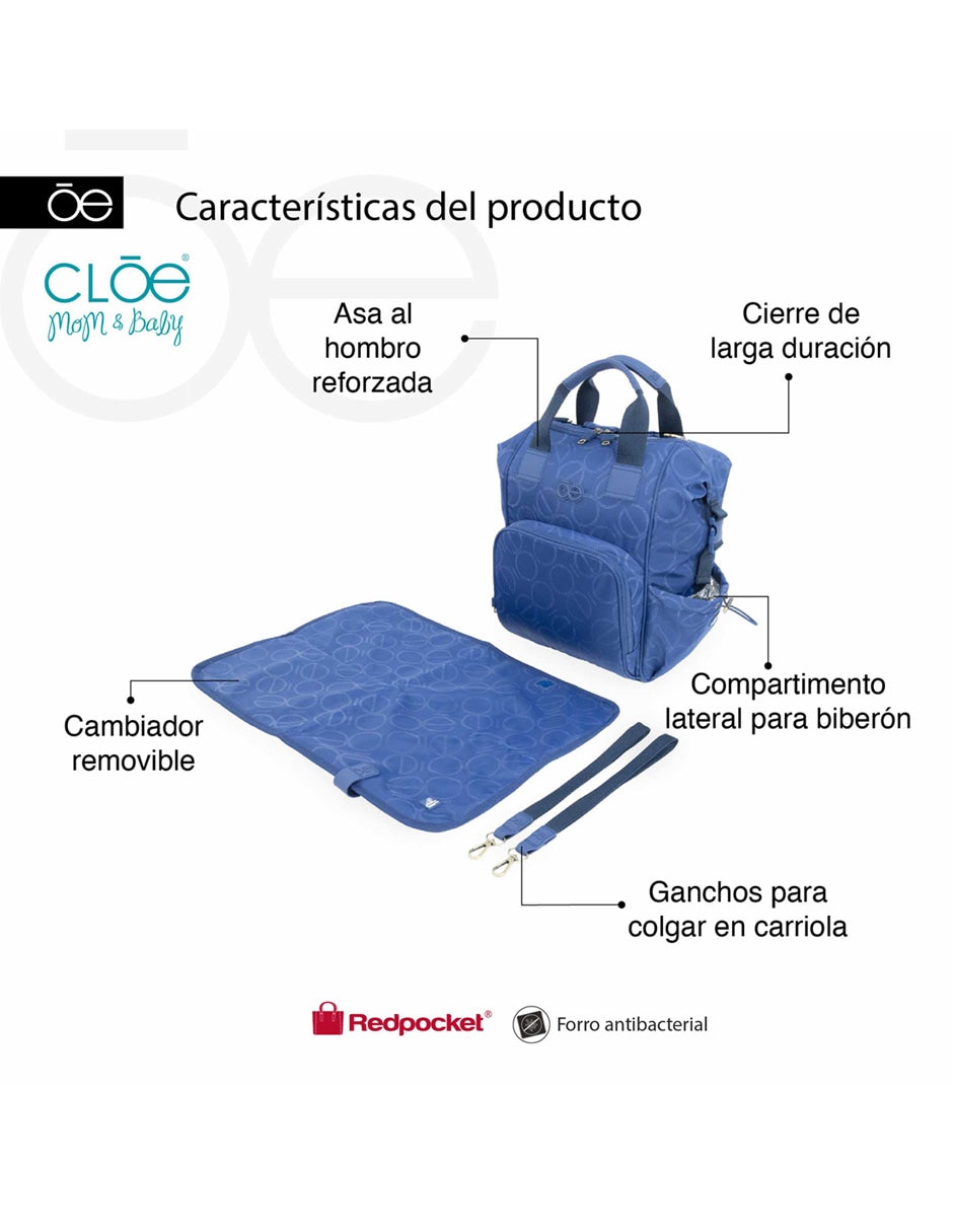 Pañalera Backpack Cloe Chozinhi